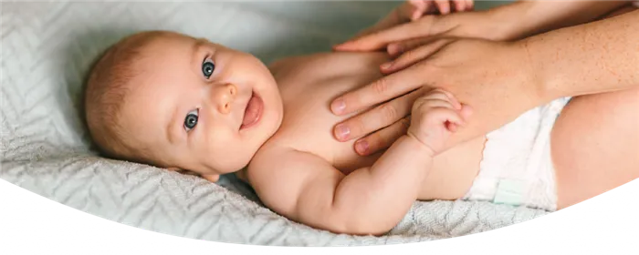 массаж для физического развития ребенка в 2 месяца