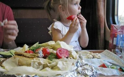 Чем кормить ребенка в поезде?
