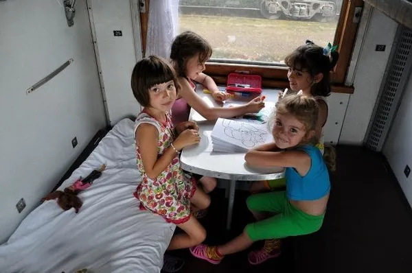 Развлечения в поезде для детей