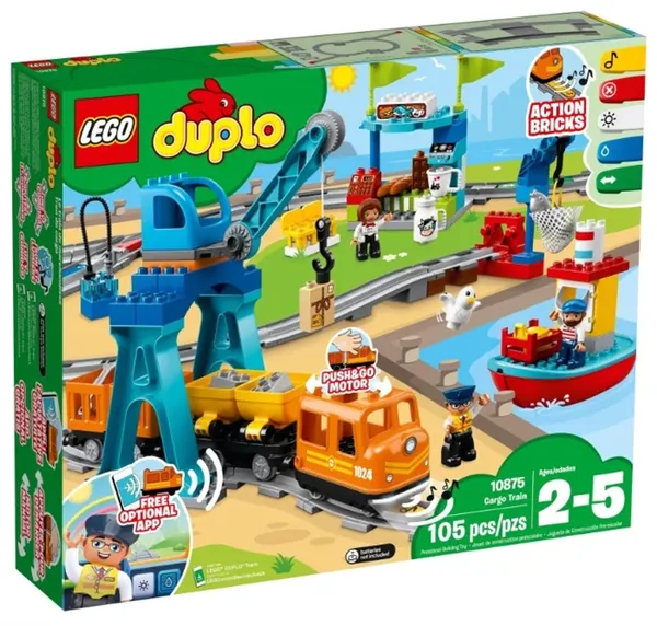Электромеханический конструктор LEGO DUPLO «Грузовой поезд»